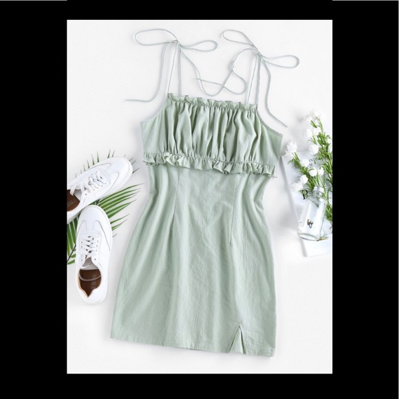Zaful Dresses & Skirts - Mint body con dress